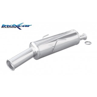 Rear Exhaust Terminal Diam. 76 Retrò Style Inoxcar Peugeot 205 1.9 Gti 128Cv 1984