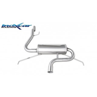 Stainless Steel Silenced Rear Exhaust Opel Corsa D 1.6 16V Turbo Opc 192Cv 2007