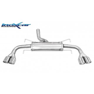 Rear Exhaust X-Race Inoxcar Opel Gt 2.0 16V Turbo 264HP 2007