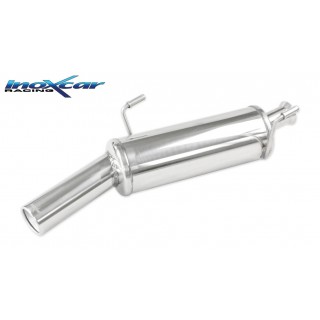 Rear Exhaust Terminal Diam. 80 Inoxcar Peugeot 206 1.6 Hdi 110Cv 2004-2006