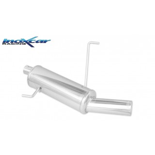 Borne d'échappement arrière diamètre 80 Inoxcar Peugeot 206 Sw 2.0 16V 136CV 2002-2004