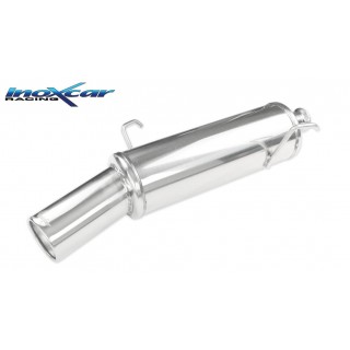 Rear Exhaust Terminal Diam.102 Inoxcar Peugeot 206 1.6 88HP 2000