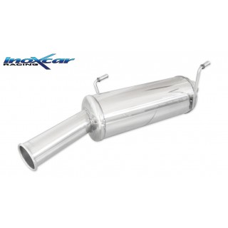 Rear Exhaust Terminal Diam. 76 Retrò Style Inoxcar Peugeot 206 2.0 16V Gti 136Cv 1999-2004