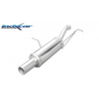 Rear Exhaust Terminal Diam. 80 Inoxcar Peugeot 307 1.6 16V 110HP 2001