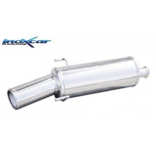 Pot d'échappement arrière inox Peugeot 306 1.8 Xs 101Cv 1997-1999