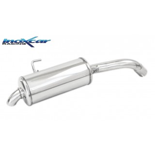 Scarico Terminale Posteriore Silenziato Inoxcar Renault Clio 2 Rs Phase1 2.0 169Cv 2000-2001