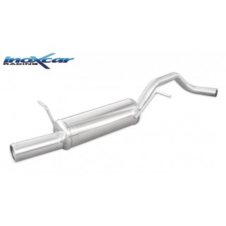 Rear Exhaust Terminal Diam. 80 Inoxcar Seat Ibiza Type 6L Abarth 500 1.4 Tdi 75Cv 2002-2006