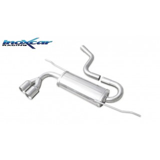 Rear Exhaust Terminal Diam.80 Inoxcar Seat Leon Type 1P Abarth 500 1.4 Tsi 125Cv 2005