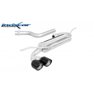 Rear Exhaust Diam.80 X-Race Black Edition Inoxcar Seat Leon Type 1P 1.6 102HP 2005