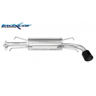 Rear Exhaust X-Race Black Edition Inoxcar Subaru Impreza 4Wd 2.5 Wrx 230Cv 2008