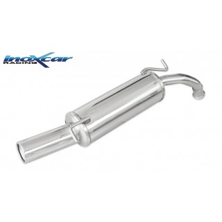 Rear Exhaust Terminal Diam. 80 Inoxcar Toyota Yaris 1.3 85HP 1999