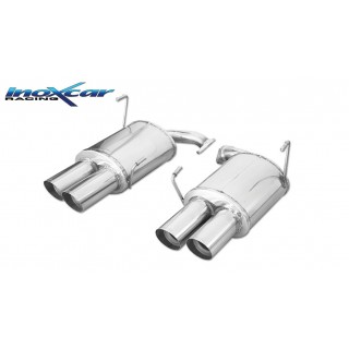 Rear Exhaust Terminal Diam. 90 Racing Inoxcar Subaru Impreza 2.5 Wrx Sti My15 300Cv 2014