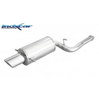 Oval Rear Exhaust Terminal 150X105 Mm Inoxcar Subaru Impreza 4Wd 2.0 Sti Turbo 265HP 2002