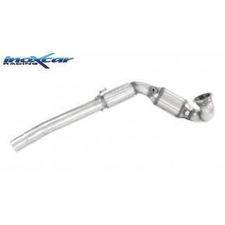 Catalyst Replacement Exhaust Pipe With Metallic Cat. 100 Cells Inoxcar Volkswagen Golf 7 2.0 Gti 230Cv 2013