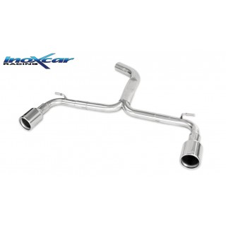 Rear Exhaust Terminal Without Silencer Inoxcar Volkswagen Golf 7 2.0 Gti 230Cv 2013