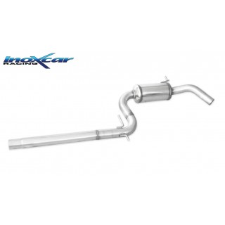 Central Exhaust Pipe With Stainless Steel Silencer Volkswagen Scirocco 2.0 Tdi 140Cv 2008