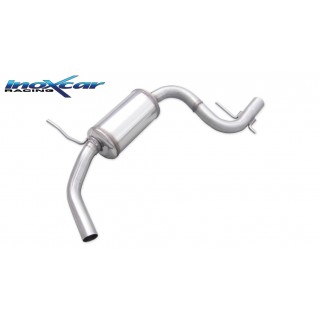 Central Exhaust Pipe With Inoxcar Silencer Volkswagen Scirocco 2.0 Tfsi 200Cv 2008