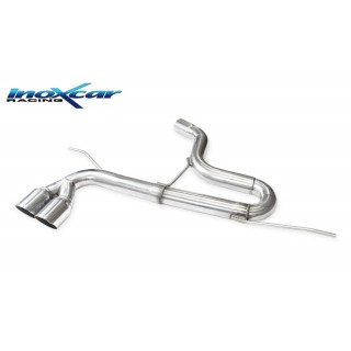 Rear Exhaust Without Silencer 80 Racing Inoxcar Volkswagen Golf 5 2.0 Tfsi Gti 200Cv-230Cv 2004