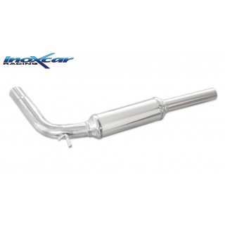 Stainless Steel Silenced Central Exhaust Pipe Volkswagen Polo Type 6R Wrc 2.0 Tsi 220Cv 2013