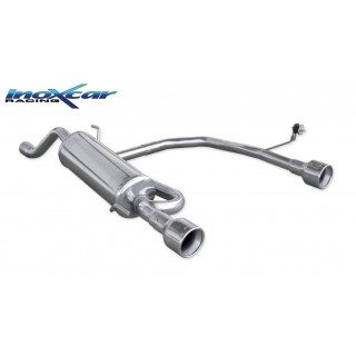 Duplex Stainless Steel Rear Exhaust Alfa Romeo Mito 1.4 Tb 120 HP 2009