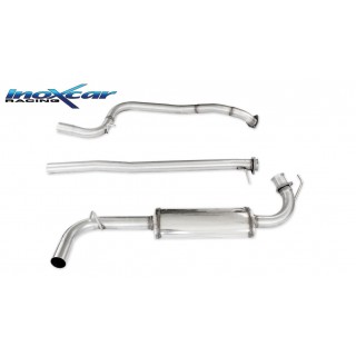 Exhaust Terminal Pipe Central Direct with Rear Gr. N - Diam. 60 Inoxcar Lancia Delta 2.0 Turbo Hf Evoluzione 1992