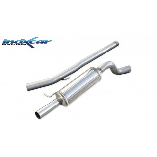 Exhaust Terminal Direct Central Pipe with Rear Gr. N - Diam. 50 Inoxcar Renault Twingo 2 Rs Sport 1.6 16V 133HP 2009