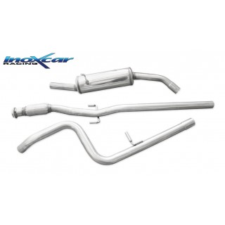 Exhaust Terminal Direct Central Pipe with Rear Gr. N - Diam. 54 Inoxcar Peugeot 208 Gti 1.6 16V Turbo 200Cv 2013