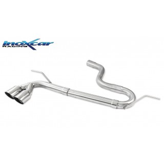 Rear Exhaust Without Silencer Racing Inoxcar Volkswagen Golf 7 1.4 Tsi 140-150HP 2012-2014