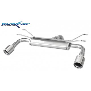 Stainless Steel Rear Exhaust Fiat 124 Spider 1.4 Turbo 140 HP 2016