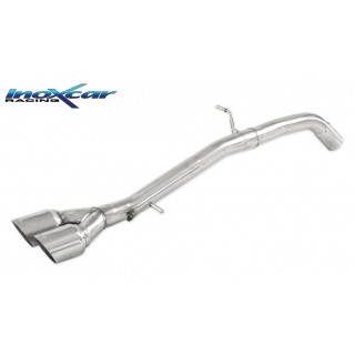 Rear Exhaust Without Silencer Racing Inoxcar Ford Fiesta St 200 1.6 200Cv 2013