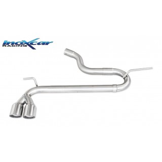 Pot d'échappement arrière sans silencieux Racing Inoxcar Seat Leon Type 5F 1.4 Fr Tsi 122Cv 2015