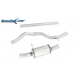 Pot d'échappement central direct avec borne silencieuse - Pipe Diam. 60 Inoxcar Renault Megane Iv Gt 1.6 Tce 205Cv 2016