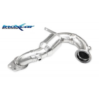 Pot d'échappement de remplacement catalyseur avec chat métal Inoxcar Sport Renault Megane Iv Rs 1.8 Turbo 280Cv 2018