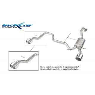 X-Race Inoxcar Rear Exhaust Suzuki Swift Sport 1.4 140HP 2018