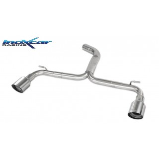 Rear Exhaust Terminal Without Silencer Racing Inoxcar Volkswagen Golf 7.5 2.0 Gti 245Cv 2017