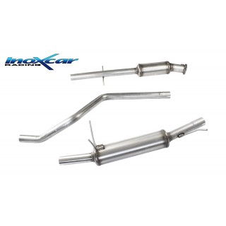 Exhaust Terminal Direct Central Pipe with Rear Gr. N - Diam. 50 Inoxcar Renault Megane I Rs 2.0 16V 150HP