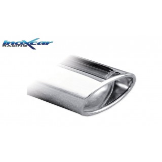 Oval Rear Exhaust 120X80Mm Oblique Stainless Steel Fiat 500X 1.0 120Cv Restyling 2019