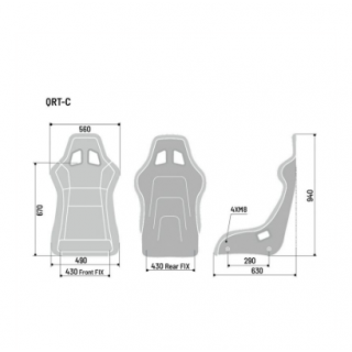 Sedile Sparco QRT-C in carbonio 008025ZNR