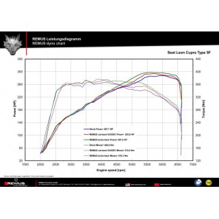 Scarico Sportivo Posteriore Remus Per Seat Leon TypE 5F, Sc 2.0l TSI, Cupra 213kW 2014 CJXH