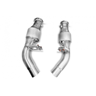 Downpipe decatalizzatore 200 celle acciaio inox Tubi Style Alfa Romeo Giulia Quadrifoglio Typ 952 dal 2016