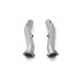 Stainless steel decatalyst downpipe kit Style pipes Ferrari 360 Modena and Spider from 1999 to 2005