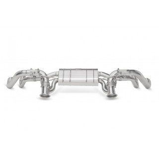 Terminal exhaust with stainless steel valve Tubi Style Lamborghini Huracan LP610-4 from 2014