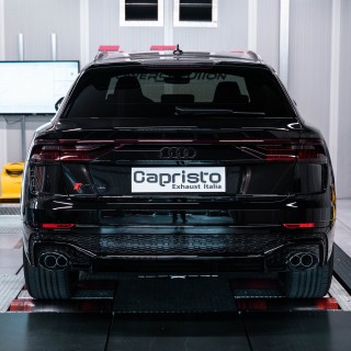 Downpipe Capristo 200 cellules échappement + Audi R8 Q8 4.0 600 CV