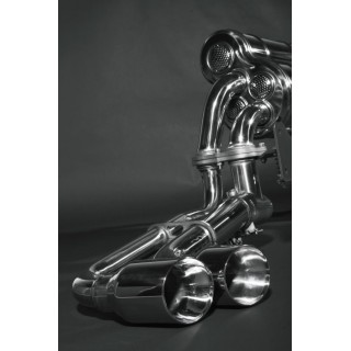 Terminal exhaust with Capristo Ferrar F430 stainless steel valve