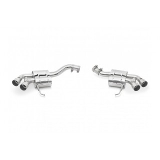 Stainless steel exhaust kit with Porsche Macan S style pipes from 2014 to 2016