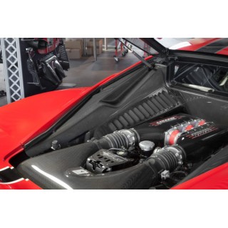 Capots de compartiment moteur avant et latéraux en carbone Capristo Ferrari 458