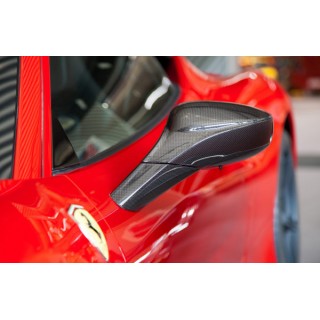 Capristo Ferrari 458 carbon mirror caps