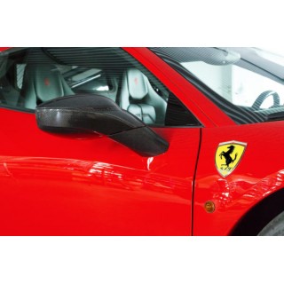 Capristo Ferrari 458 carbon mirror caps