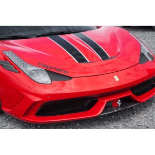 Capristo Ferrari 458 Speciale carbon front spoiler