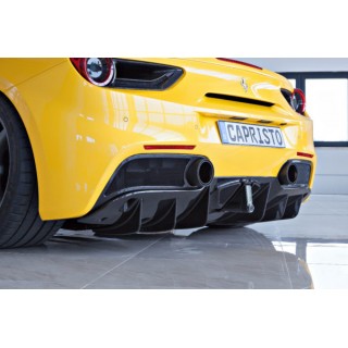 Diffuseur arrière en carbone Capristo Ferrari 488